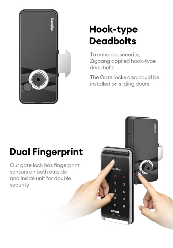 Zigbang SHP-A21 Digital Gate Lock Zigbang