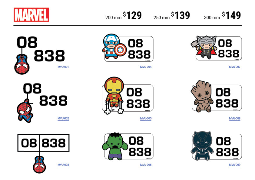 MARVEL Unit Number AN DIGITAL LOCK