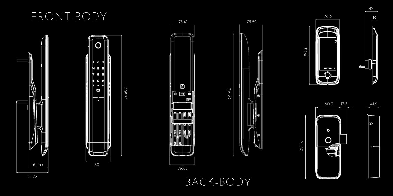 MARVEL MV-3000BK - SPIDER-MAN Digital Door Lock Marvel