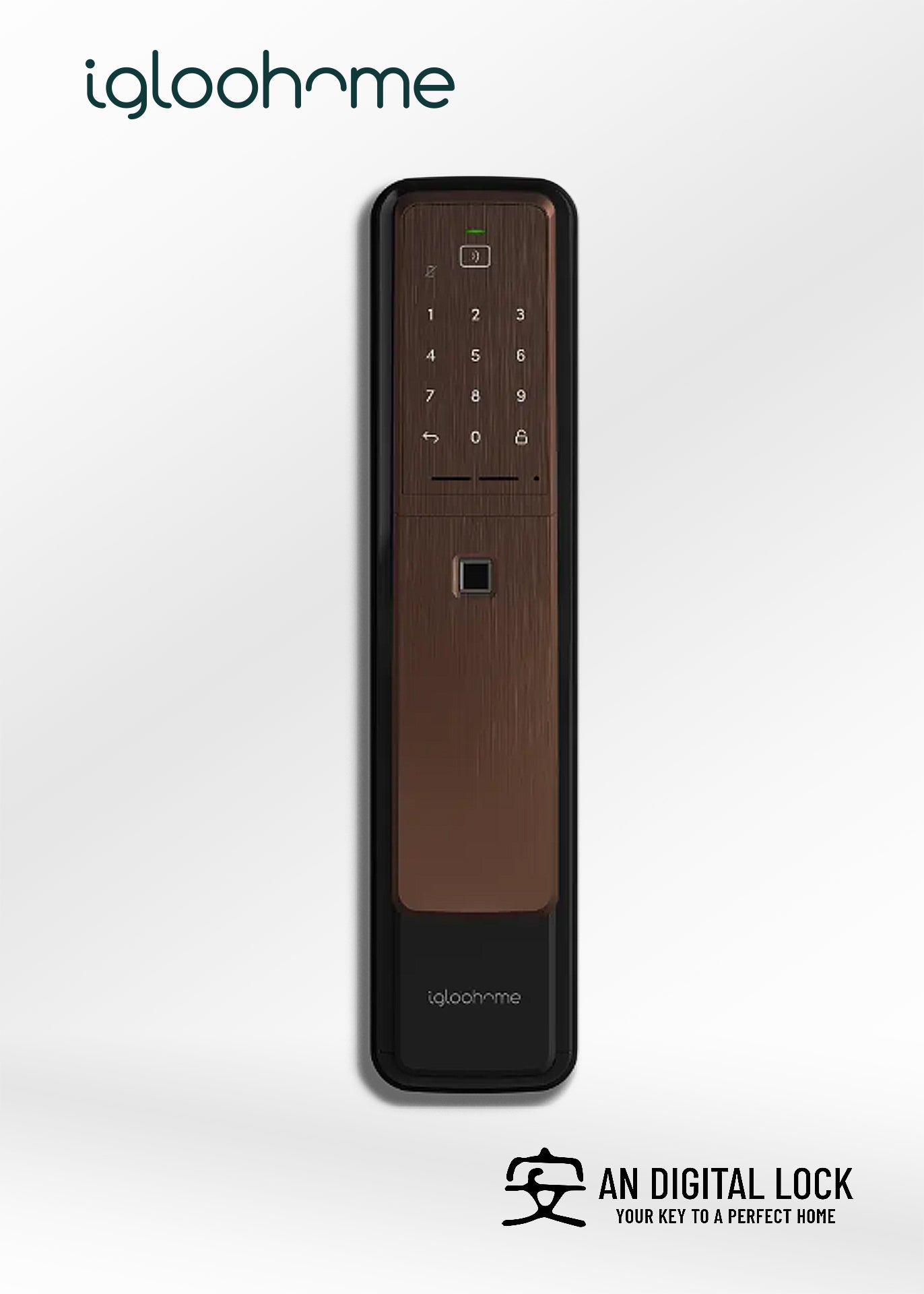 Igloohome MP1F Push-Pull Mortise Digital Door Lock Igloohome