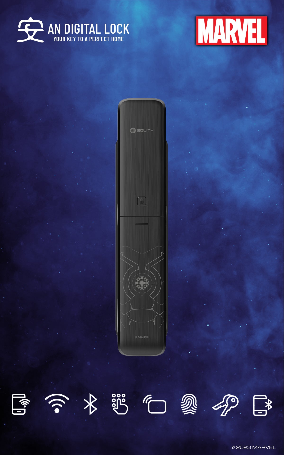 MARVEL MV-3000BK - SPIDER-MAN Digital Door Lock Marvel