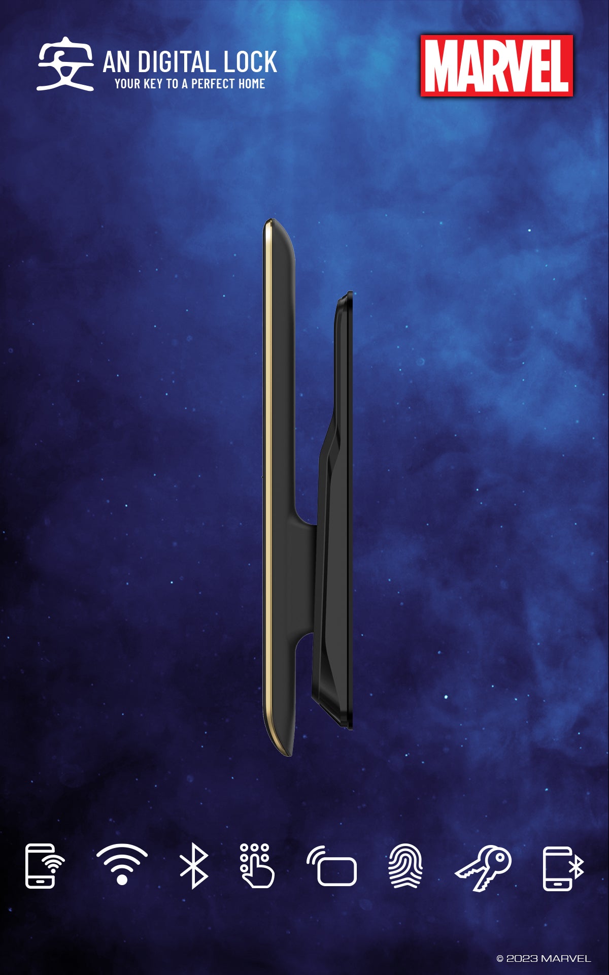 MARVEL MV-3000BK - SPIDER-MAN Digital Door Lock Marvel