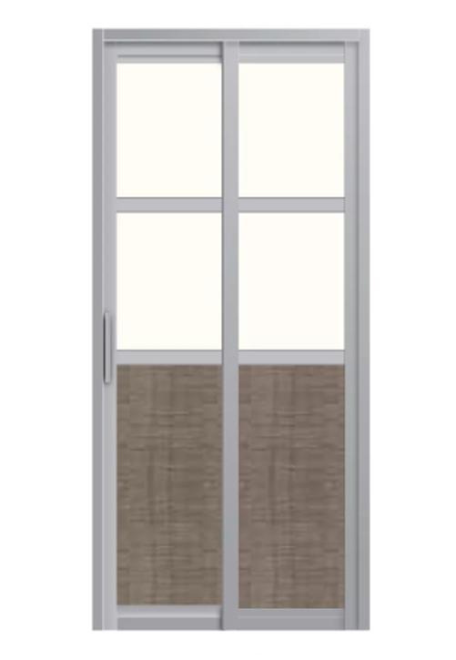 Slide & Swing Waterproof Door - 6 Panels (Regular Layout) AN Digital Lock