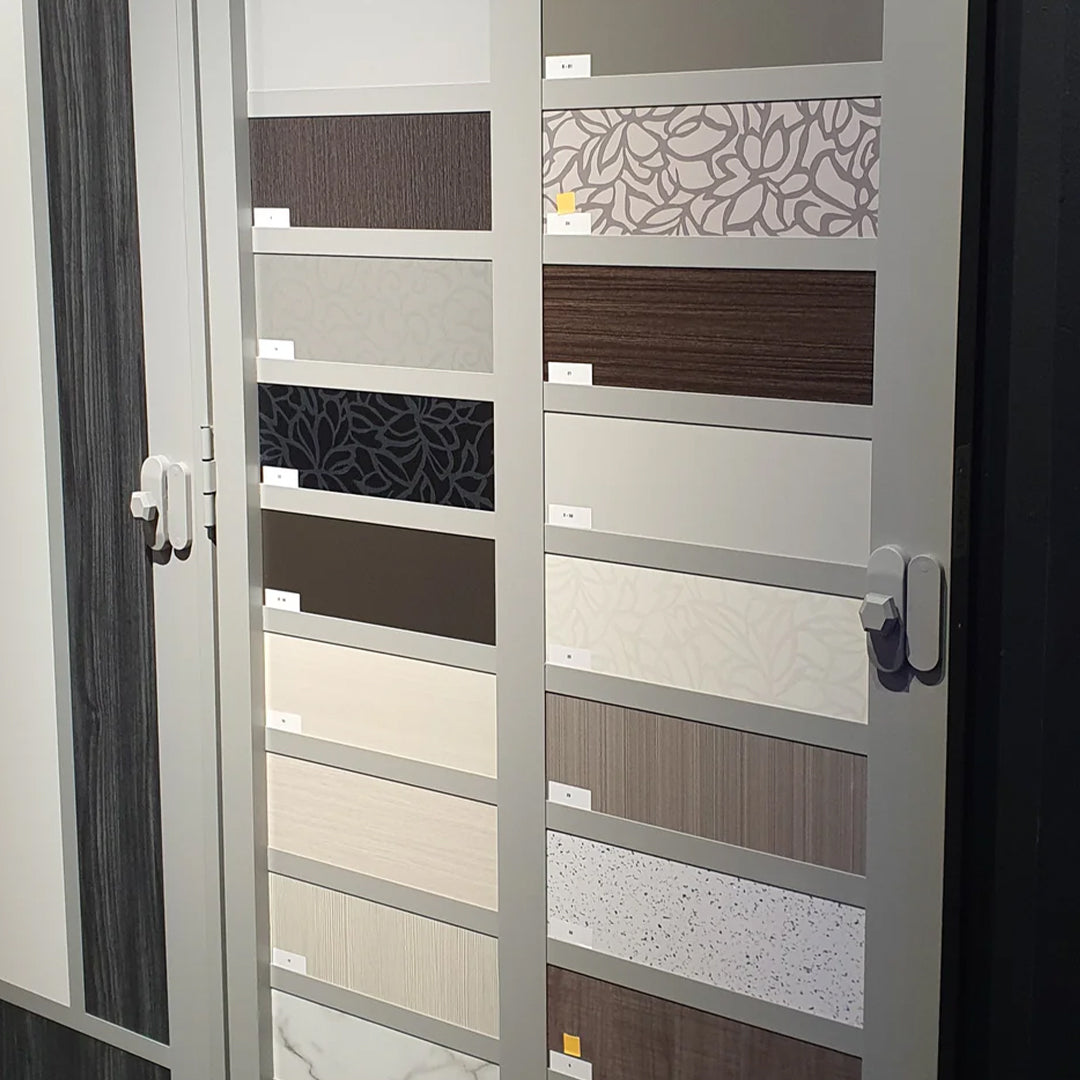 Slide and Swing Toilet Door