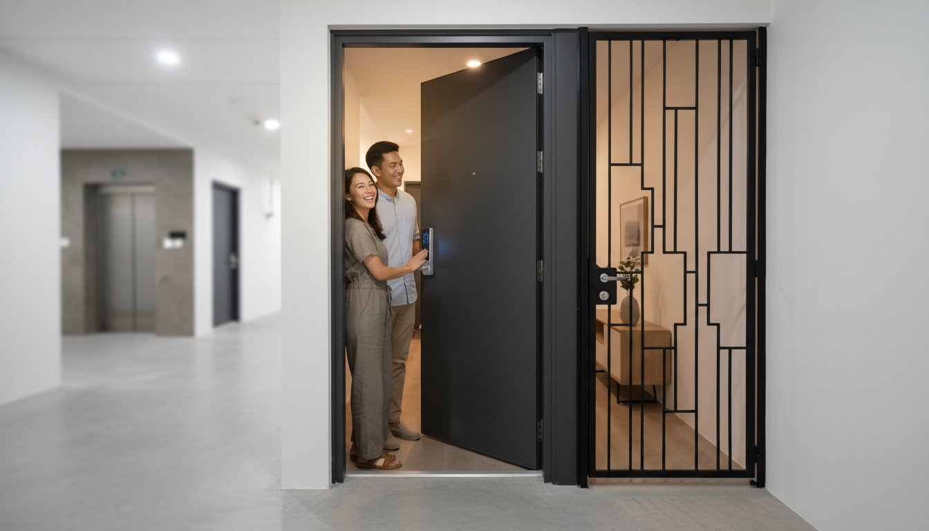 Choosing a New Main Door for BTO: The Ultimate 2026 Singapore Guide