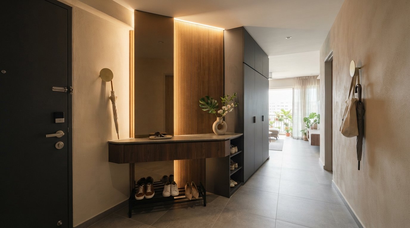 How to Make Your HDB Entryway Look Like a Luxury Condo