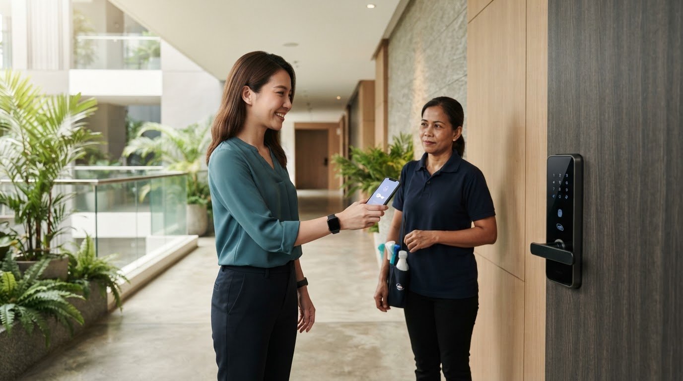 Managing Access for a Part-Time Cleaner in Your Condo