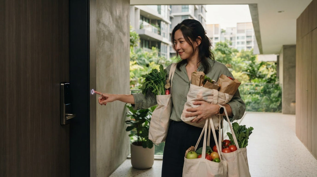 One-Touch Entry for When Your Hands Are Full with Groceries