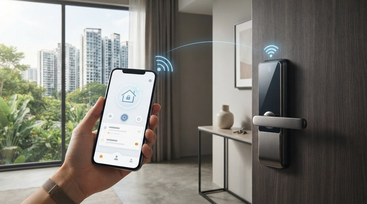 WiFi Digital Lock Access, Alerts and Entry Logs While Overseas