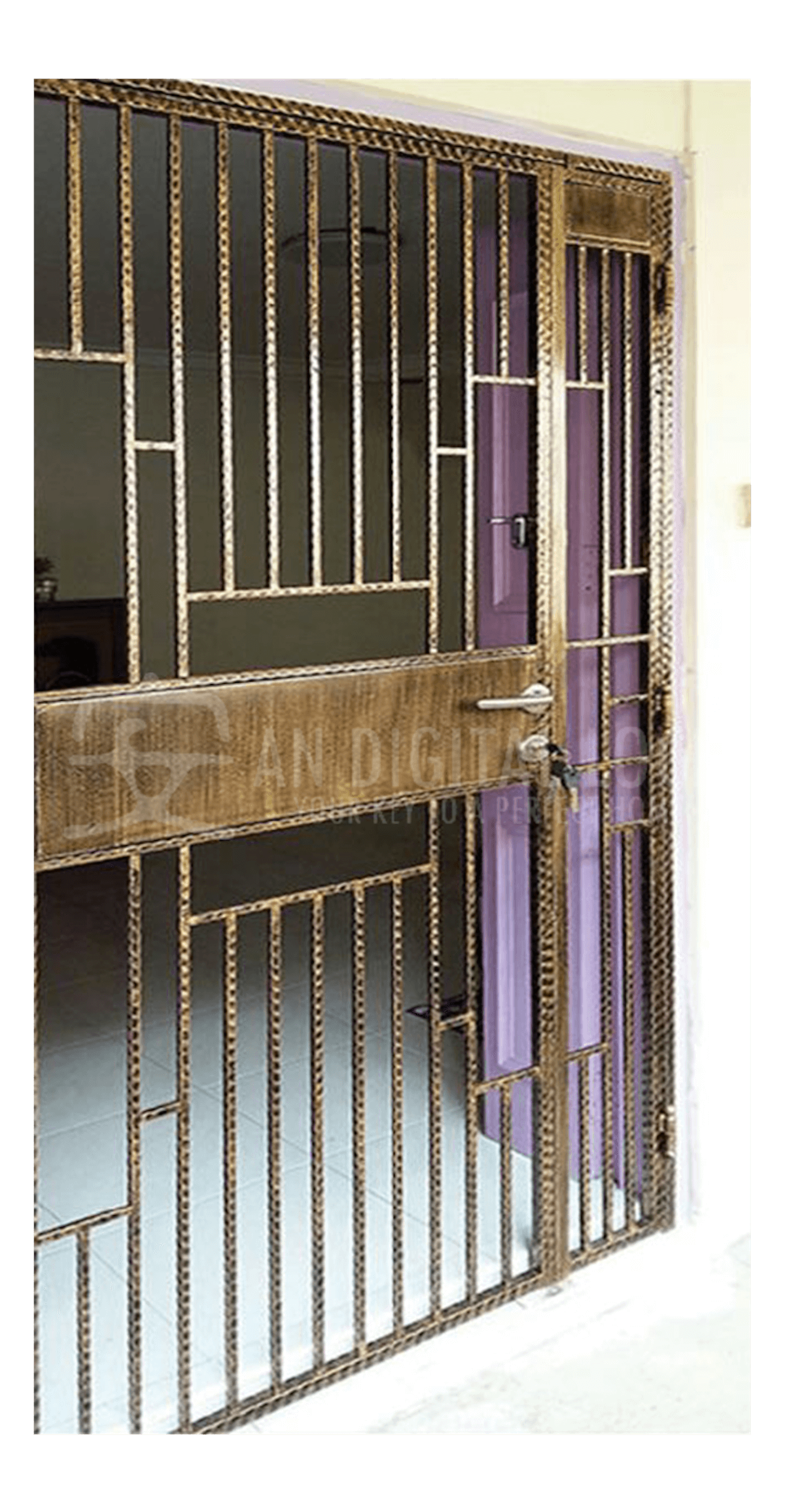 Metal Gate: #FP-504 AN Digital Lock