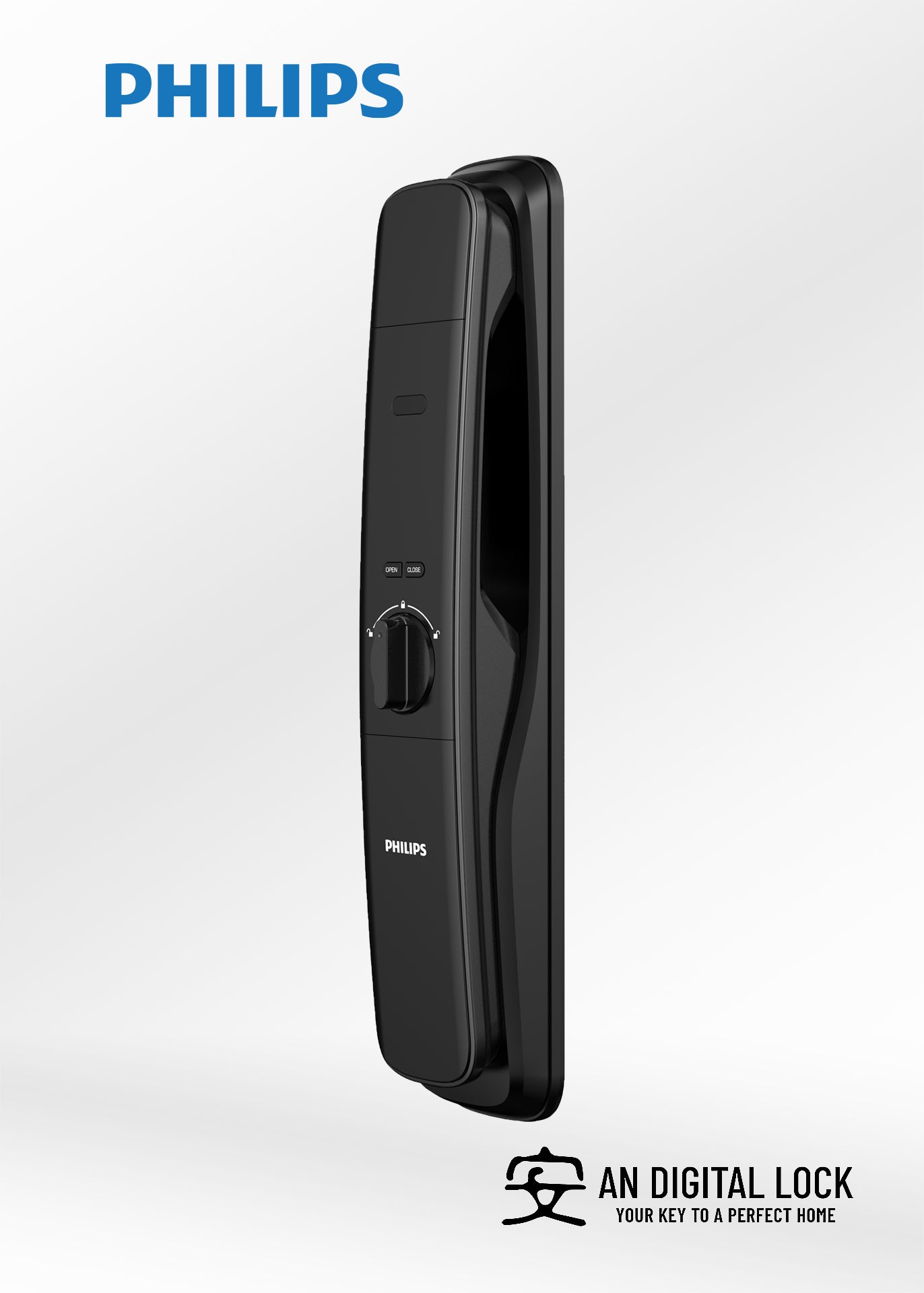Bundle C15: Philips DDL702E Facial Recognition Door Lock + Philips Easykey 5100-K Gate Lock Philips