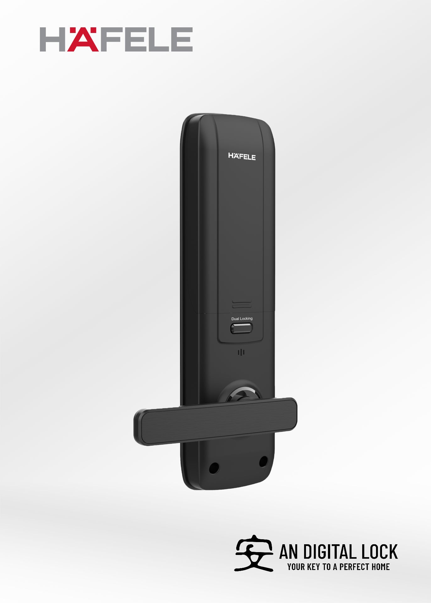 Bundle B6: Hafele EL7800 PLUS Door Lock + Hafele GL6600 Gate Lock Hafele