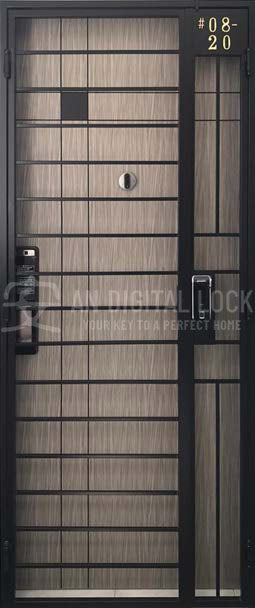 Metal Gate: ADL002 AN Digital Lock