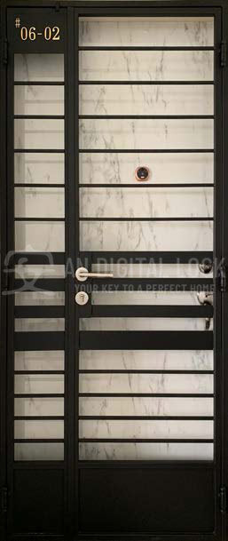 Metal Gate: ADL009 AN Digital Lock