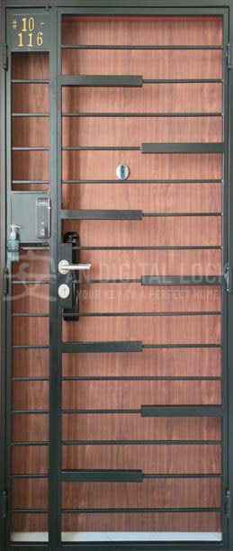 Metal Gate: ADL023 AN Digital Lock
