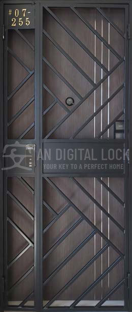 Metal Gate: ADL030 AN Digital Lock