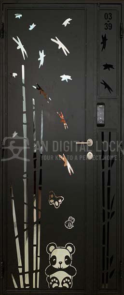 Metal Gate: ADL314 AN Digital Lock