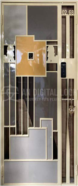 Metal Gate: ADL520 AN Digital Lock
