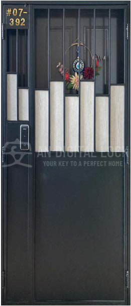 Metal Gate: ADL523 AN Digital Lock