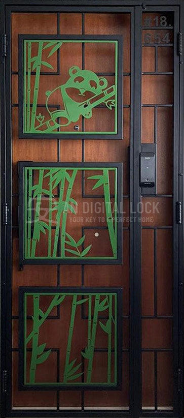 Metal Gate: ADL602 AN Digital Lock