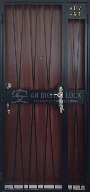 Metal Gate: ADL065 AN Digital Lock