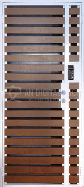 Metal Gate: ADL810 AN Digital Lock
