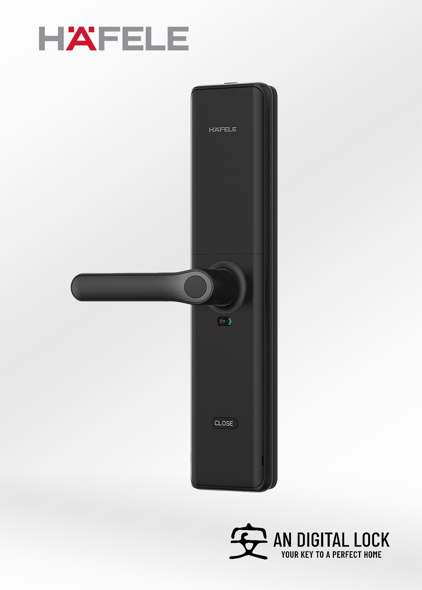 Hafele DL7600 Door Lock + Hafele GL5700 Gate Lock Bundle + FREE SB Mailbox Lock AN DIGITAL LOCK