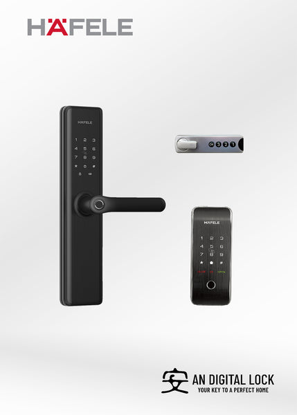 [11.11] Hafele DL7600 Door Lock + Hafele GL5700 Gate Lock Bundle + FREE SB Mailbox Lock