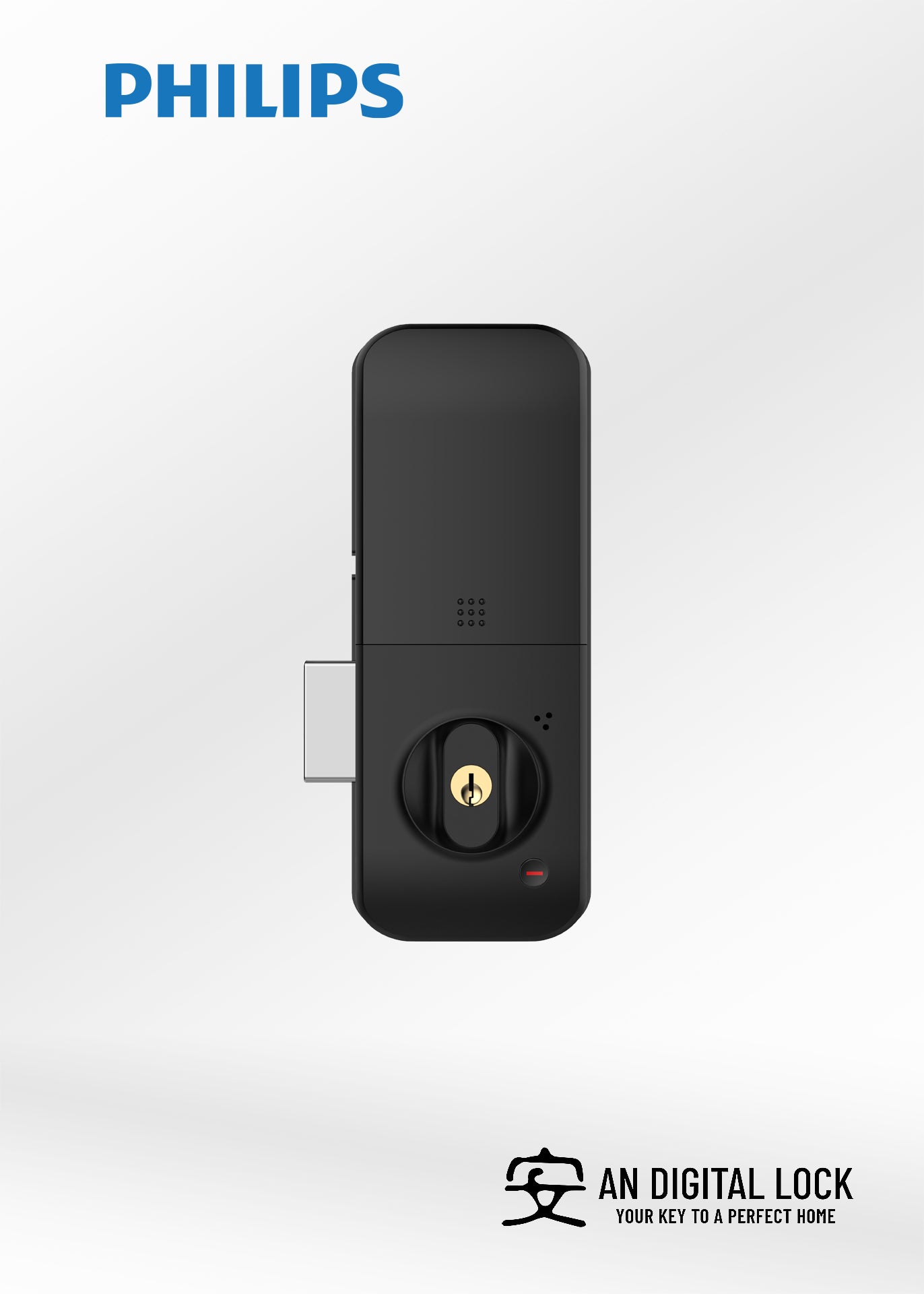Bundle C15: Philips DDL702E Facial Recognition Door Lock + Philips Easykey 5100-K Gate Lock Philips