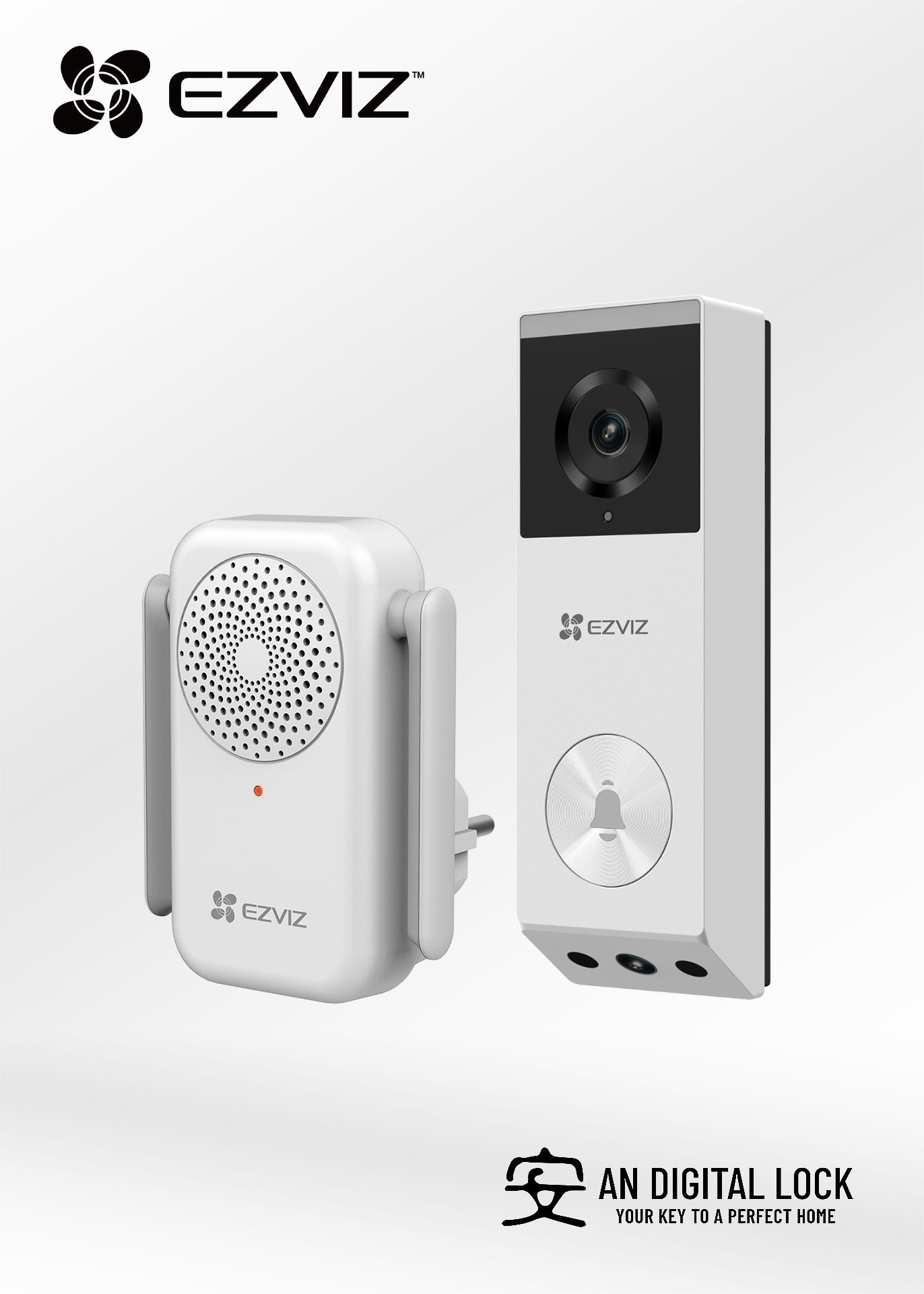 EZVIZ EZVIZ EP3X Pro 2K Battery Video Doorbell Camera โ 2MP 1080p CCTV camera available in Pakistan