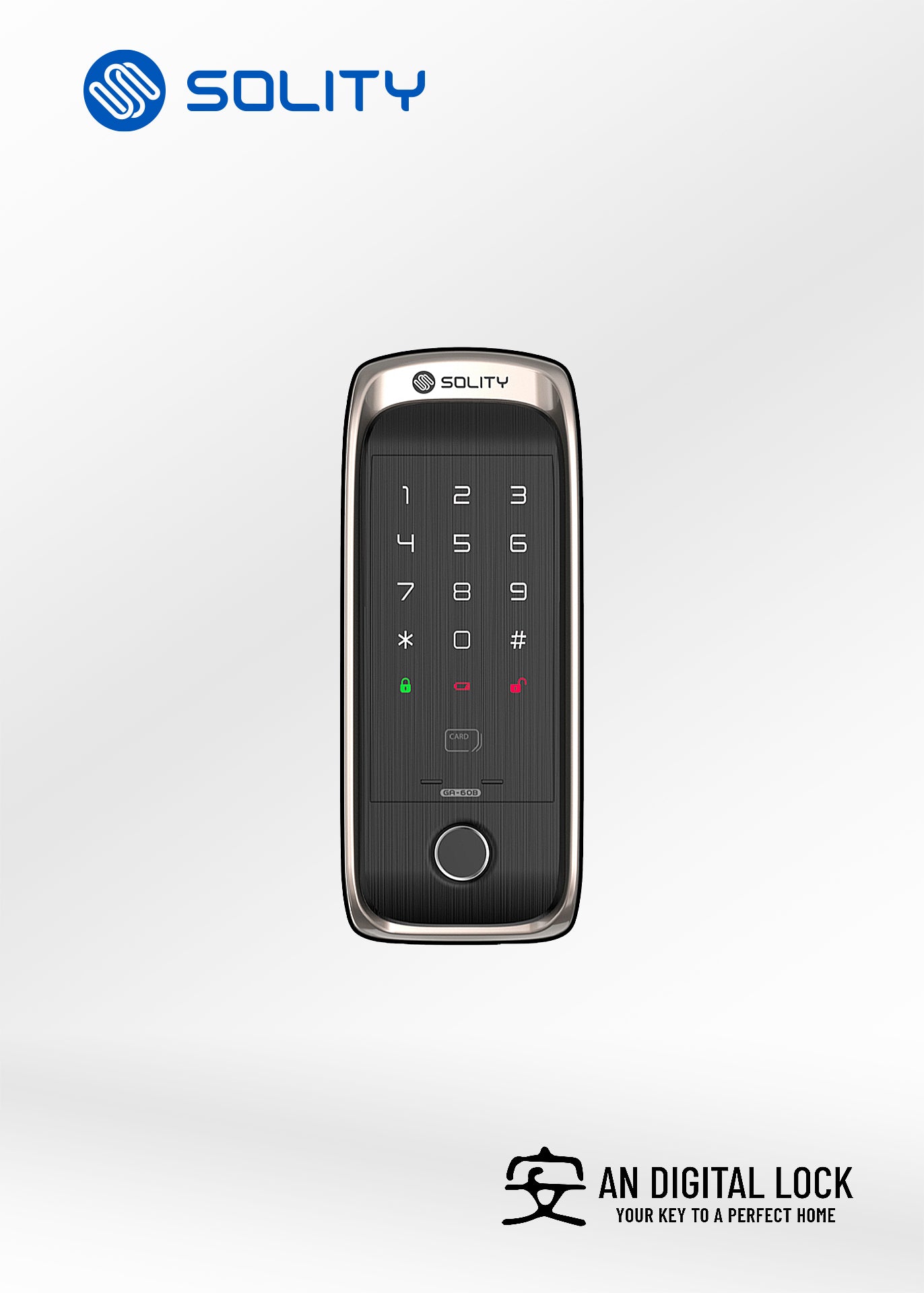 SOLITY GD-60BK Gate Lock + FREE SOLITY GA-60BK Door Lock Solity