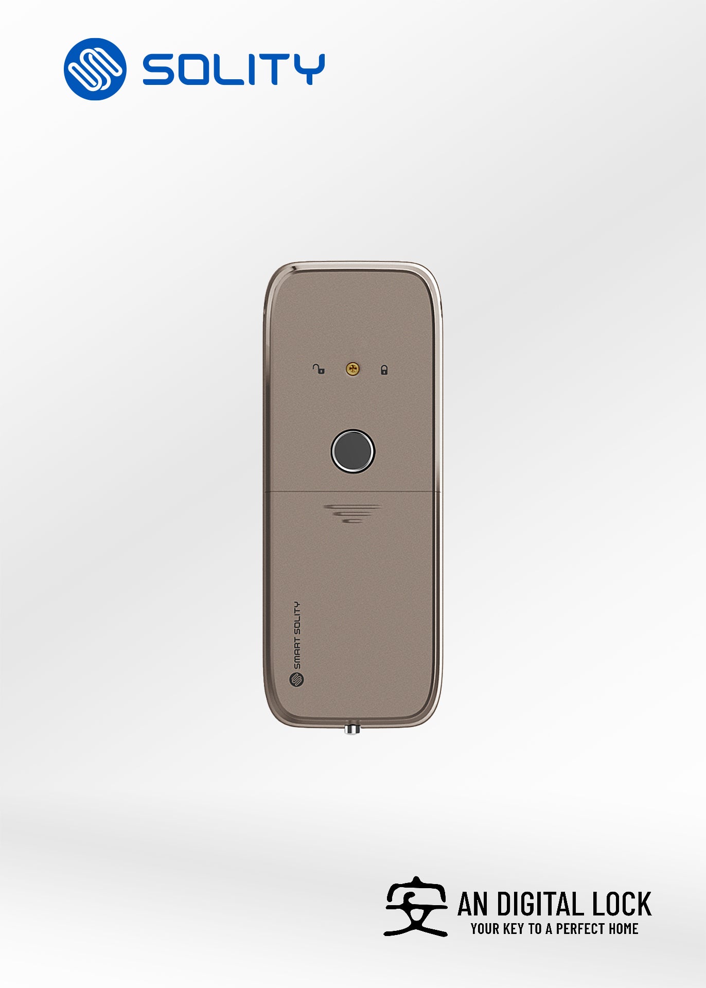 SOLITY GD-60BK Gate Lock + FREE SOLITY GA-60BK Door Lock Solity