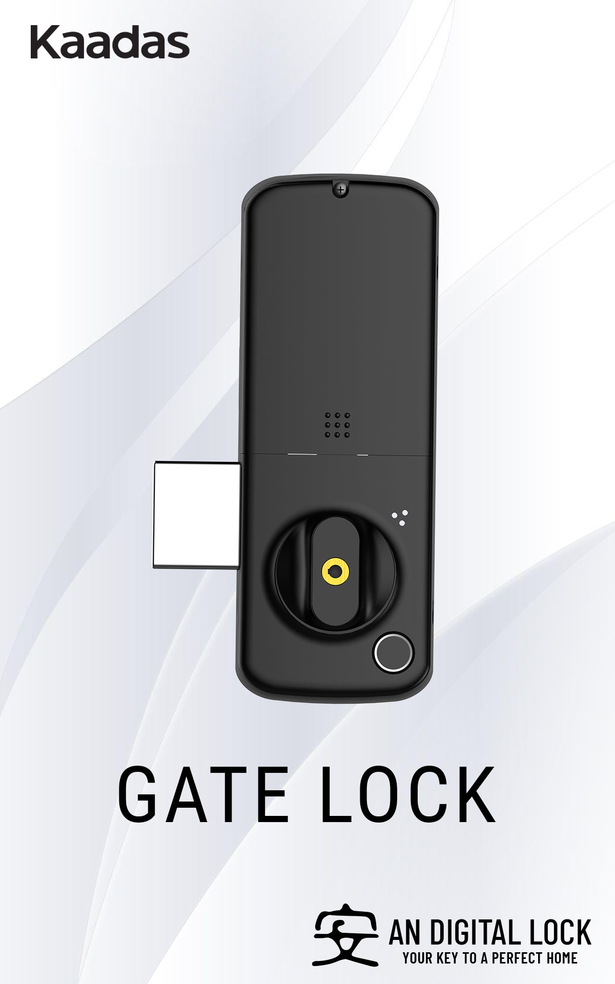 Kaadas R8GD Digital Gate Lock AN Digital Lock AN DIGITAL LOCK