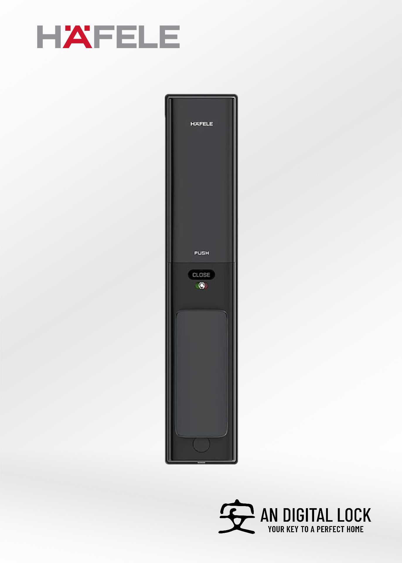 Bundle C8: Hafele PP8100 Door Lock + Hafele GL5700 Gate Lock Hafele