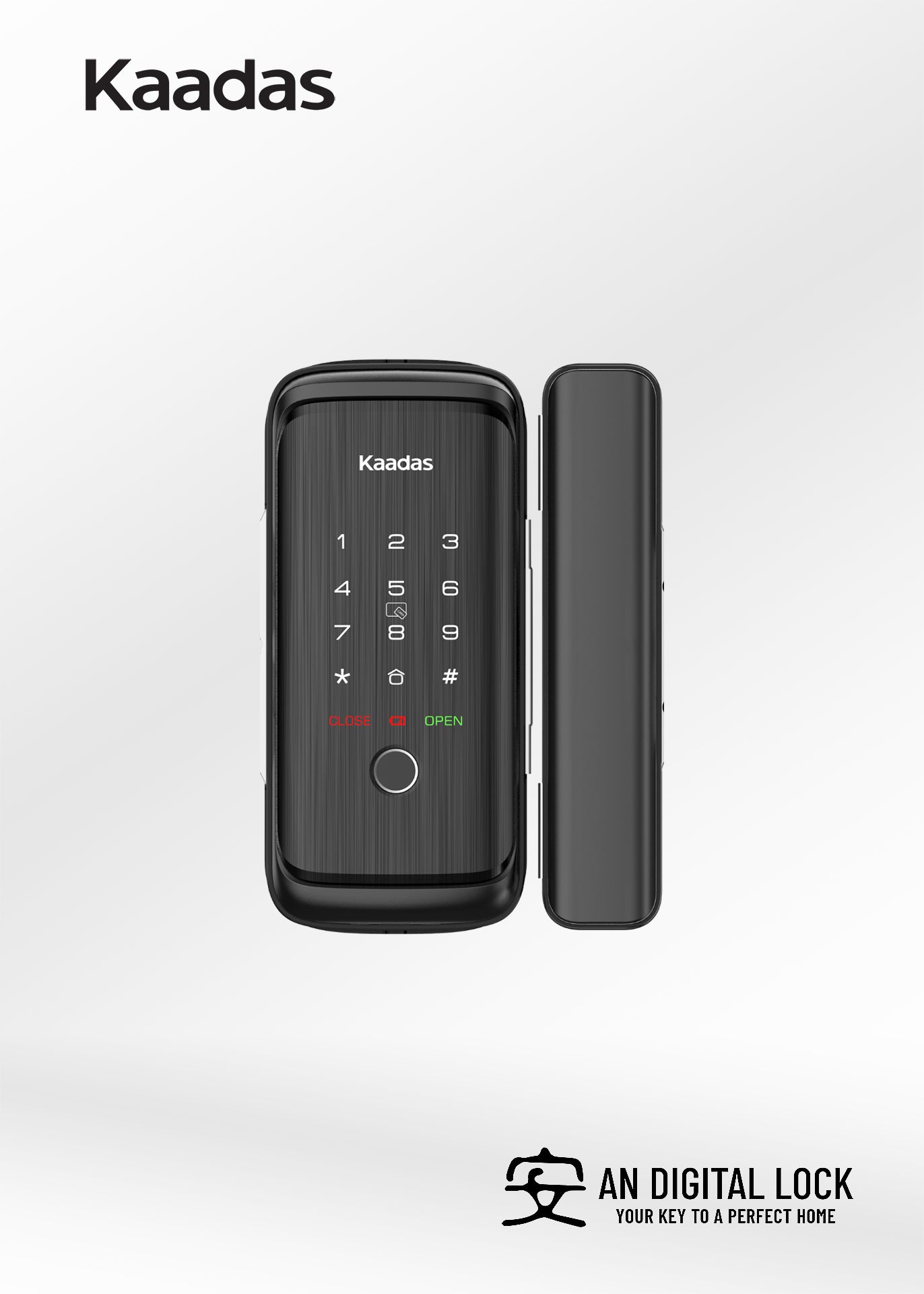 Kaadas R8L Glass Door Lock Kaadas