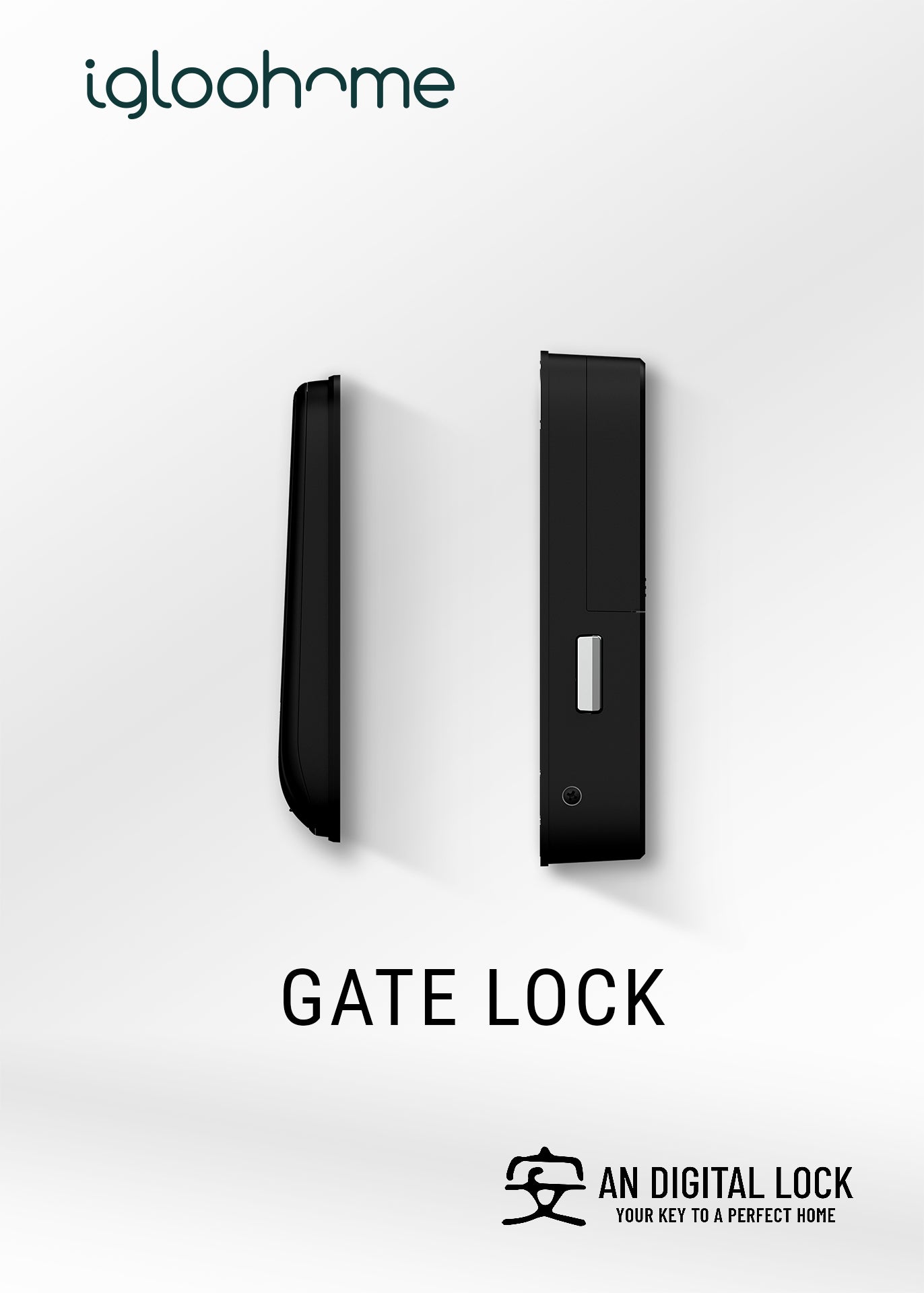 Bundle A2: Igloohome Deadbolt 2S Door Lock + Igloohome RM2 Gate Lock Igloohome