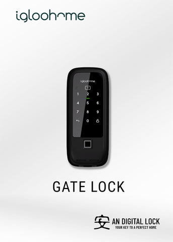 Igloohome RM2F Gate Lock with Fingerprint