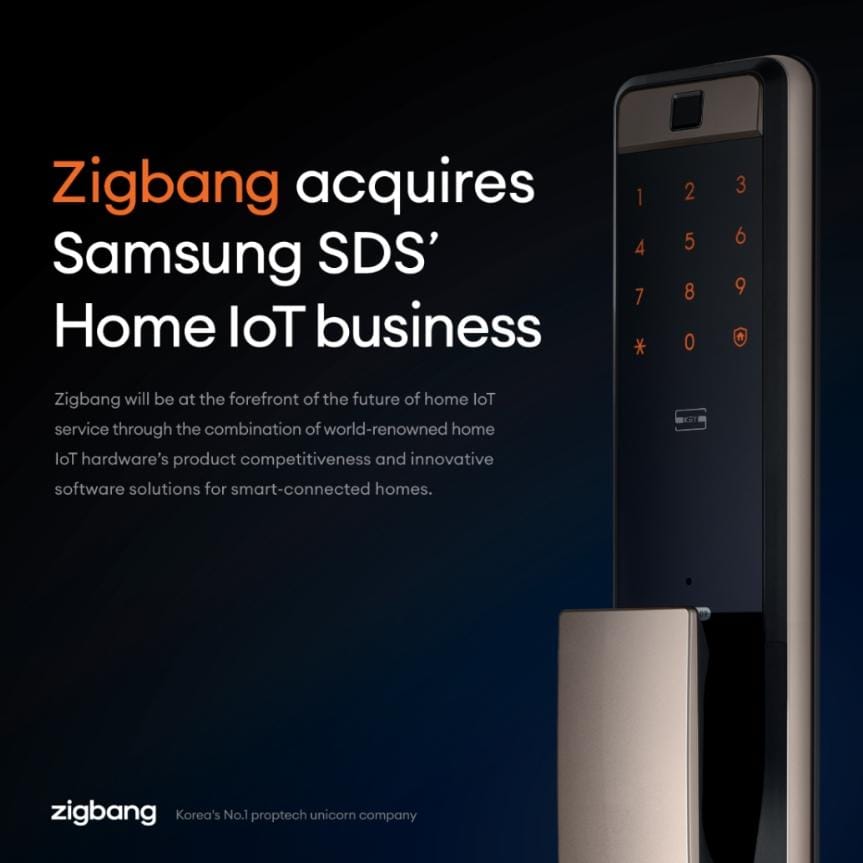 Zigbang SHP-P72 Digital Door Lock Zigbang