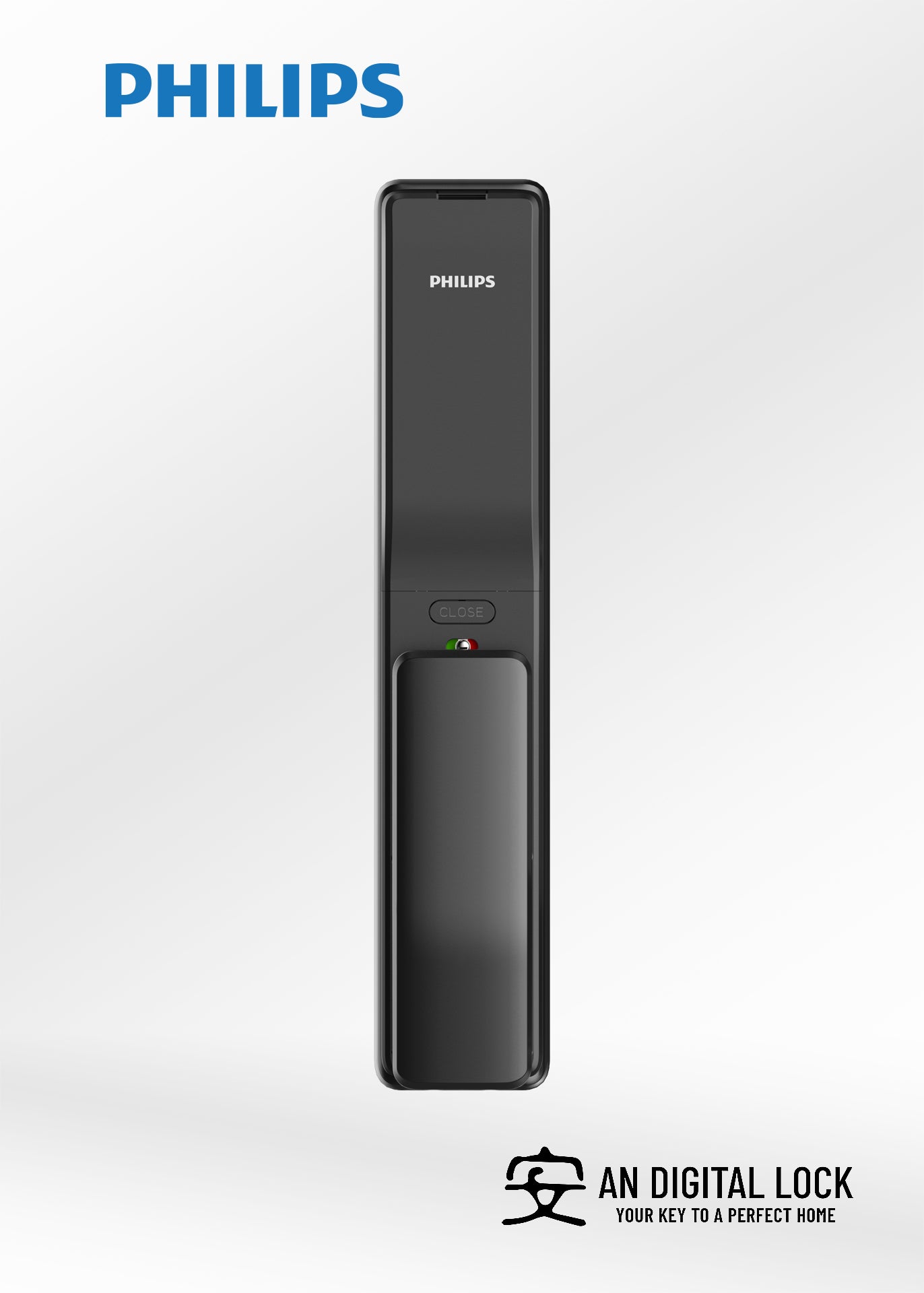 Philips Easykey Alpha Door Lock + Philips Easykey 5100-K Gate Lock Philips