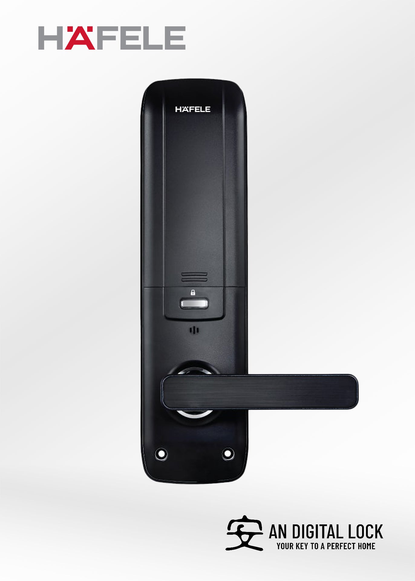 Bundle B2: Hafele EL7800 Door Lock + Hafele GL5700 Gate Lock Hafele