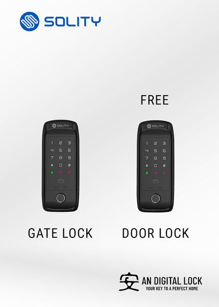 [PROMO] SOLITY GD-60BK Gate Lock + FREE SOLITY GA-60BK Door Lock