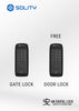 [10.10] SOLITY GD-60BK Gate Lock + FREE SOLITY GA-60BK Door Lock