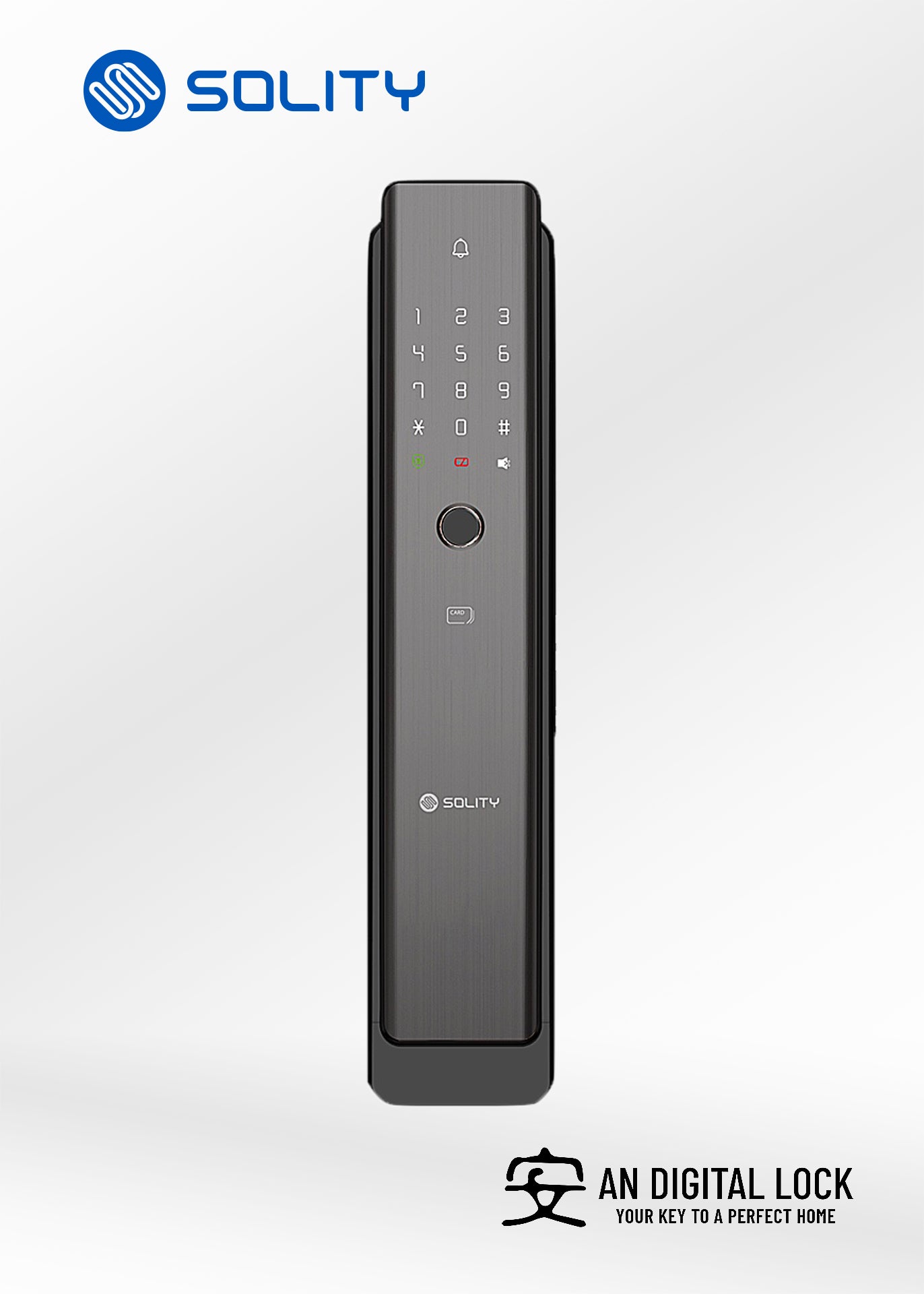 SOLITY GEA-1000BK Digital Door Lock AN Digital Lock