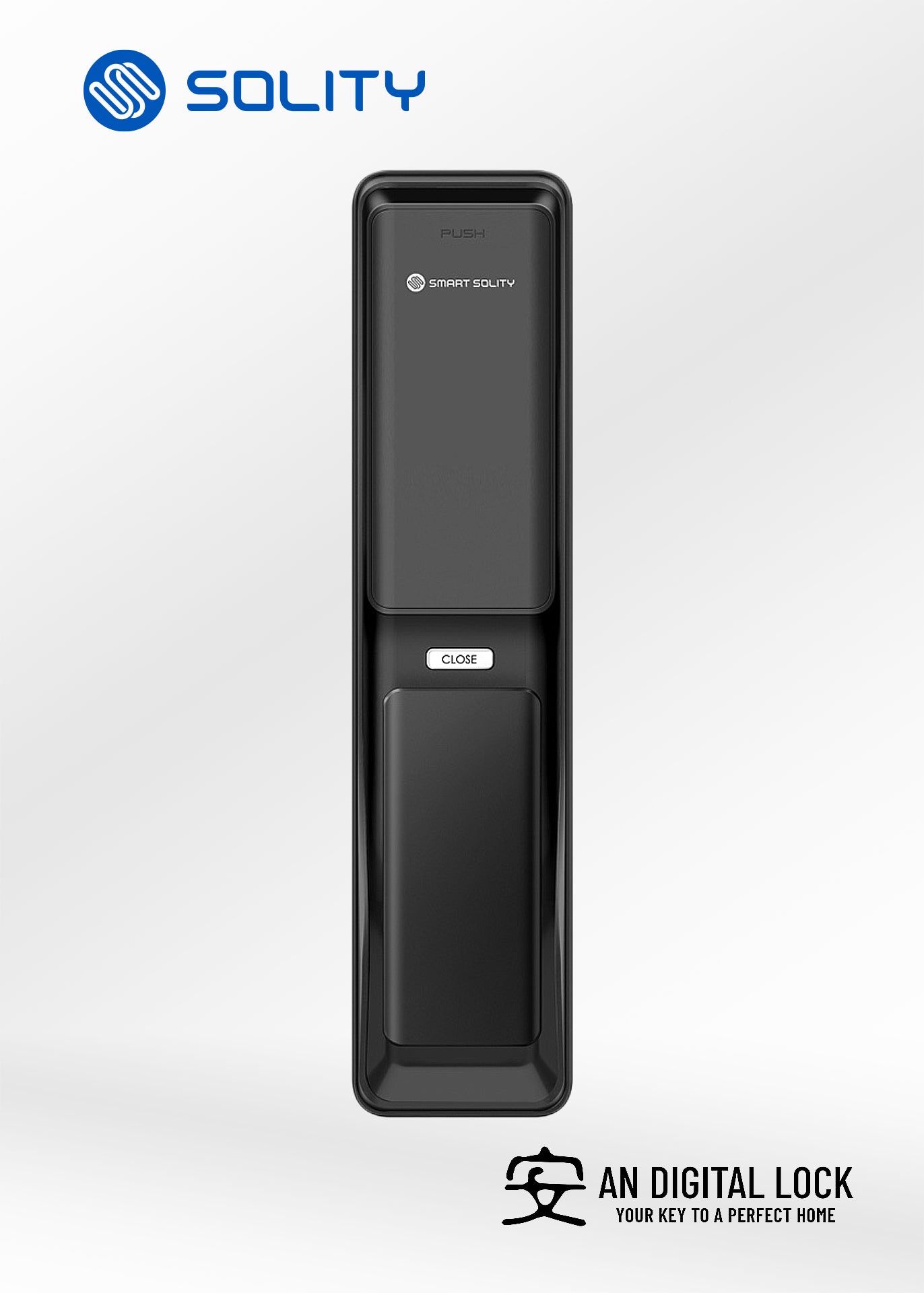 SOLITY GP-6000BK Door Lock + SOLITY GD-60BK Gate Lock + FREE SB MAILBOX LOCK Solity