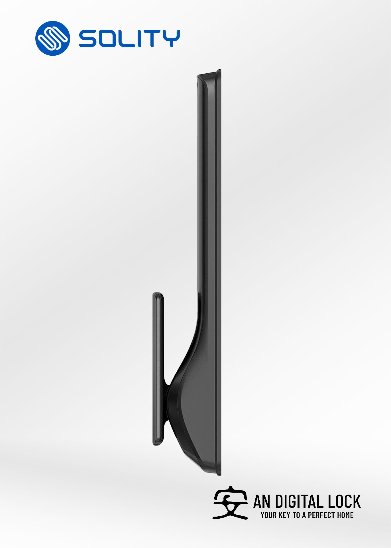 SOLITY GP-6000BK Digital Door Lock Solity