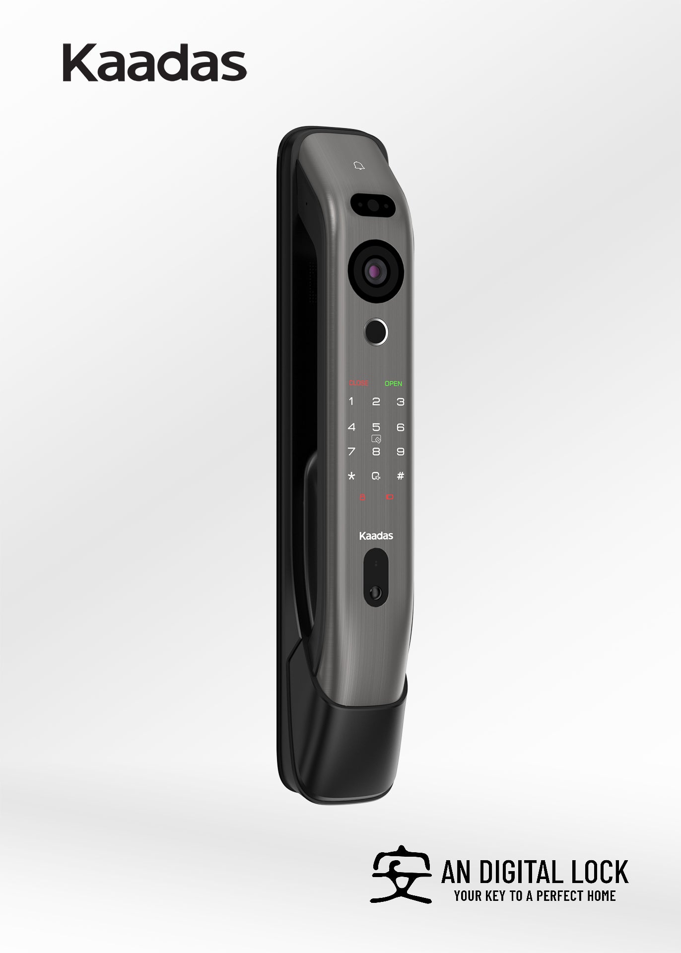 Bundle C12: Kaadas K20 Pro Door Lock + Kaadas R8GD Gate Lock Kaadas