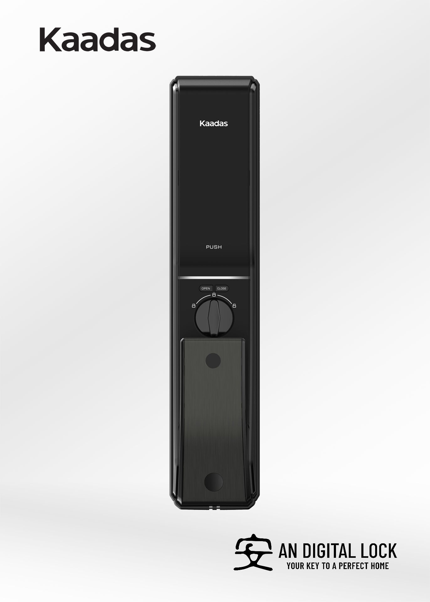Bundle C4: Kaadas K9-5W Door Lock + Kaadas R8GD Gate Lock Kaadas