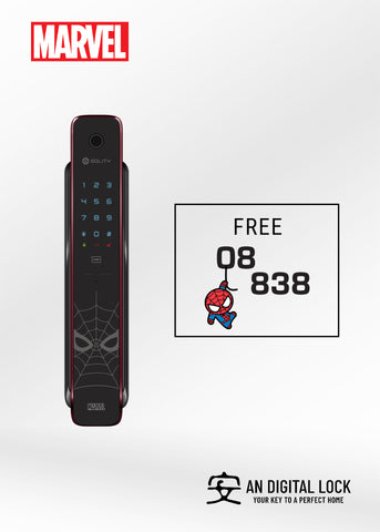 [10.10] MARVEL MV-3000BK - SPIDER-MAN Digital Door Lock