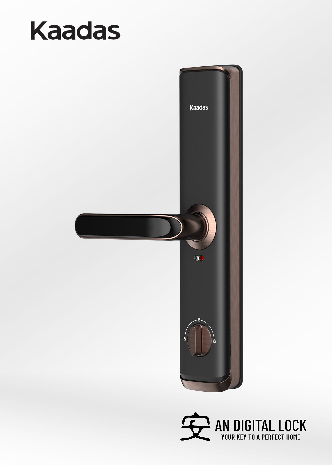 Bundle B4: Kaadas S110-5W Door Lock + Kaadas R8GD Door Lock Kaadas