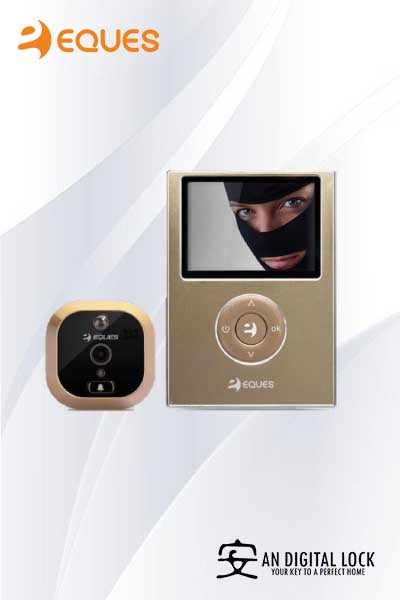 EQUES R21 Digital Door Viewer (Discontinued) Yes (Copper)